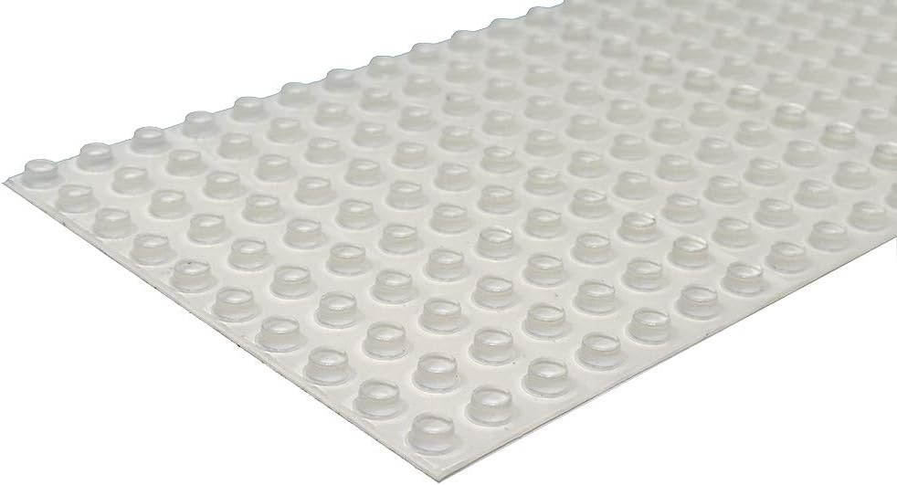 Bumper Specialties Self Adhesive Bumper Feet 0.375" x 0.190" (9.5mm x 4.8mm) Clear Cylindrical Polyurethane Pads for Industrial Surface Protection, 5,000 Pieces per Box, BS35