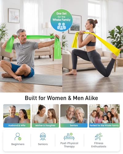 Prime Renoj 5-Pack Latex-Free TPE Pilates Resistance Bands Set (various) 5.99 + Free Shipping + 40% Off Code LNWYPYWC - image 4