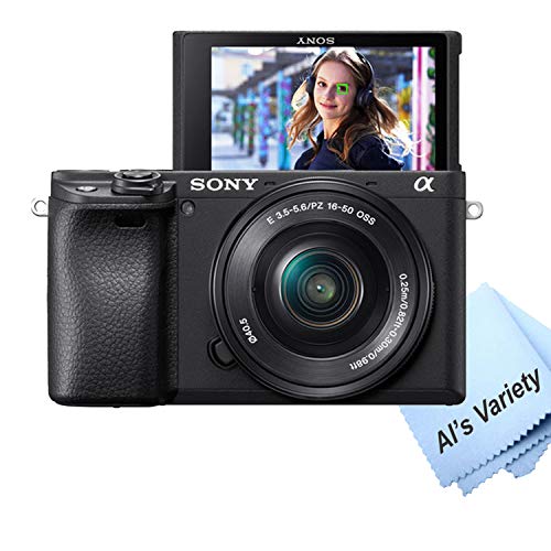 Sony Alpha a6400 Mirrorless Digital Camera with 16-50mm Lens + 32GB Card, Tripod, Case, and More (18pc Bundle) - Image 6