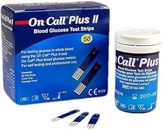 50 On Call Plus II Blood Glucose Test Strips