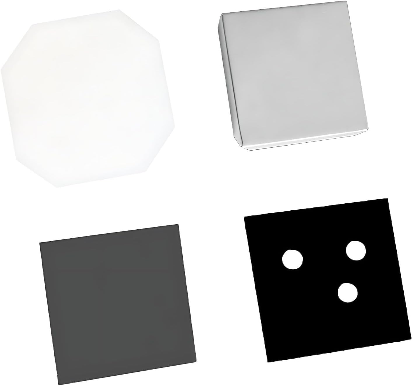 Photo Magnet Machine Consumables,Square/Rectangle Magnet Maker Kit,Badge Making Machine Consumables,500 Pcs Supplies For DIY Refrigerator Magnets,Acrylic/Cardboard/Acrylic Pin