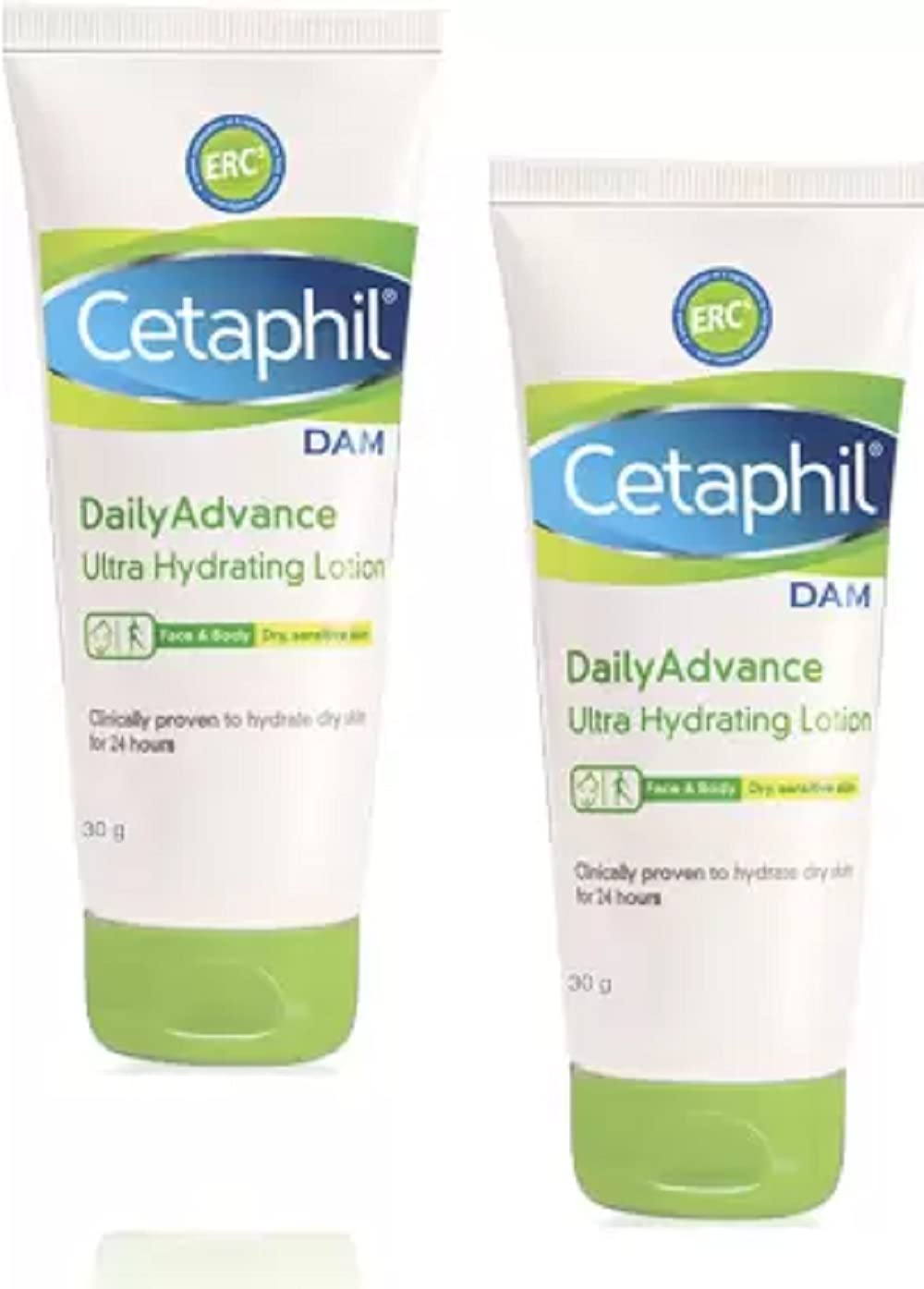 Cetaphil Daily Advance Face and Body Hydrating Lotion, Pack Of 2 (30 g)