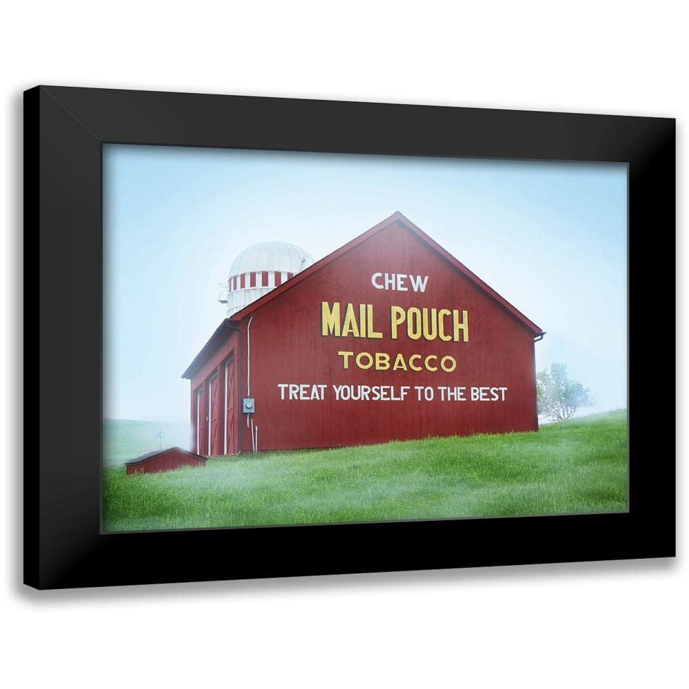 ArtDirect - McLoughlin, James 18x15 Black Modern Framed Art Print Titled: Barn Scene VIII