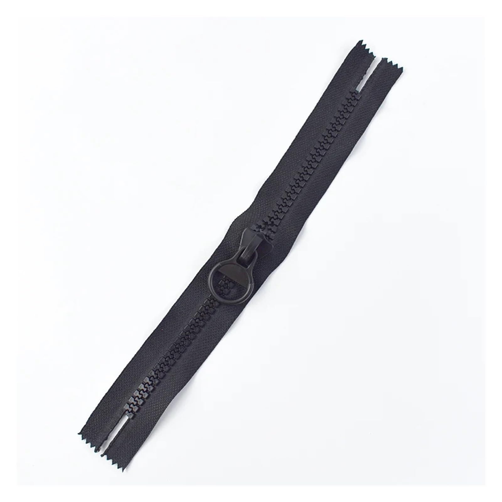 Resin Zippers 1-5Pc 20/25/30cm Resin Zipper 10# Colorful Large Zippers No Endless Zip Clothes Pocket Decoration Zips Repair(Black,1PC_NO10-25CM)