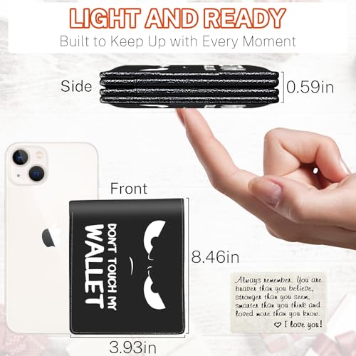 Image of Boys Wallet for Kids, Teen Boy Baseball Wallets 9-12 8-10 8-12, Cool Novelty Leather Bifold Rfid Blocking Purse Coin Pocket Zipper Id Window for Children Men Male Youth Guys Birthday Gifts