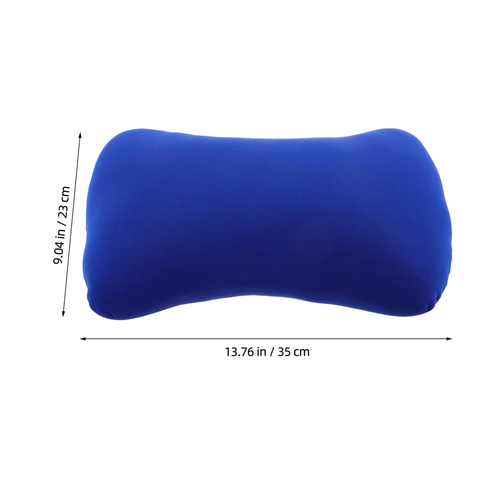 Almohada de Viaje Compacta Diseño Multifuncional de Espuma y Partículas en Forma de Hueso, Portátil y Lavable para Cuello y Lumbar en Actividades al Aire Libre