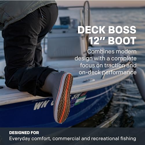 Image of Grundens Men's 12 inch Deck Boot | Durable, Waterproof