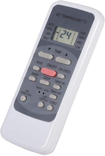 Control remoto universal para aire acondicionado, repuesto de control remoto para aire acondicionado R51ME, compatible con R51 Series R51E R51CE