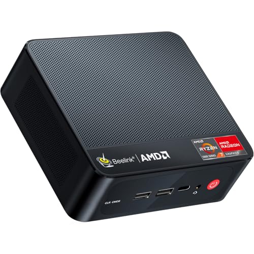 ミニPC Beelink Mini PC AMD Ryzen 7 5800H Beelink Mini PC AMD Ryzen 7 5800H até 4,4 GHz 8C/16T, mini