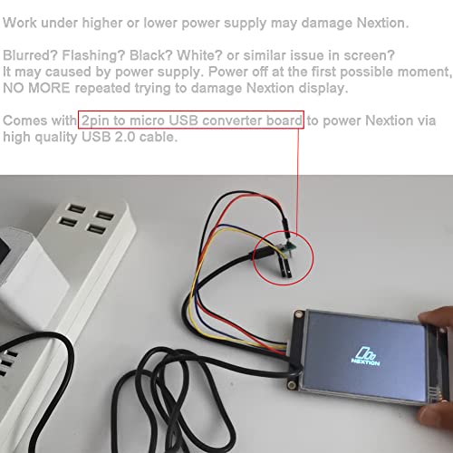 Image of Nextion 2.4 inch HMI Display NX3224T024 Touchscreen LCD Module 320x240 | DIYmalls Nextion 2.4 inch HMI Display NX3224T024 Resistive Touch Screen LCD Module for Arduino ESP32 Development Board