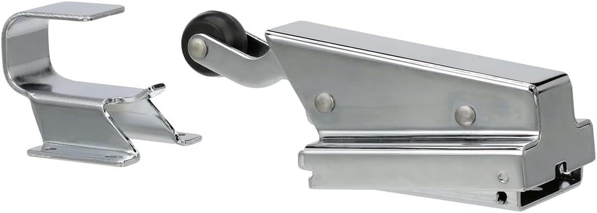 Component Hardware Keil W95-2010 Flush Offset Polished Chrome Concealed Mount Spring Action Door Closer with Hook