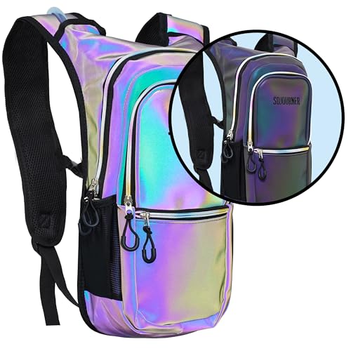 Image of Sojourner Hydration Pack, Hydration Backpack - Water Backpack with 2l Hydration Bladder, Festival Essential - Rave Hydration Pack Hydropack Hydro for Hiking, Running, Biking, Festival Gear