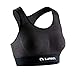 Lurbel Cristallo Bra, Sujetador Deportivo, Sujetador para Fitness, Top para Correr, Sujetador para Running, Sujetador para Correr. (Marengo, Mediana - M)
