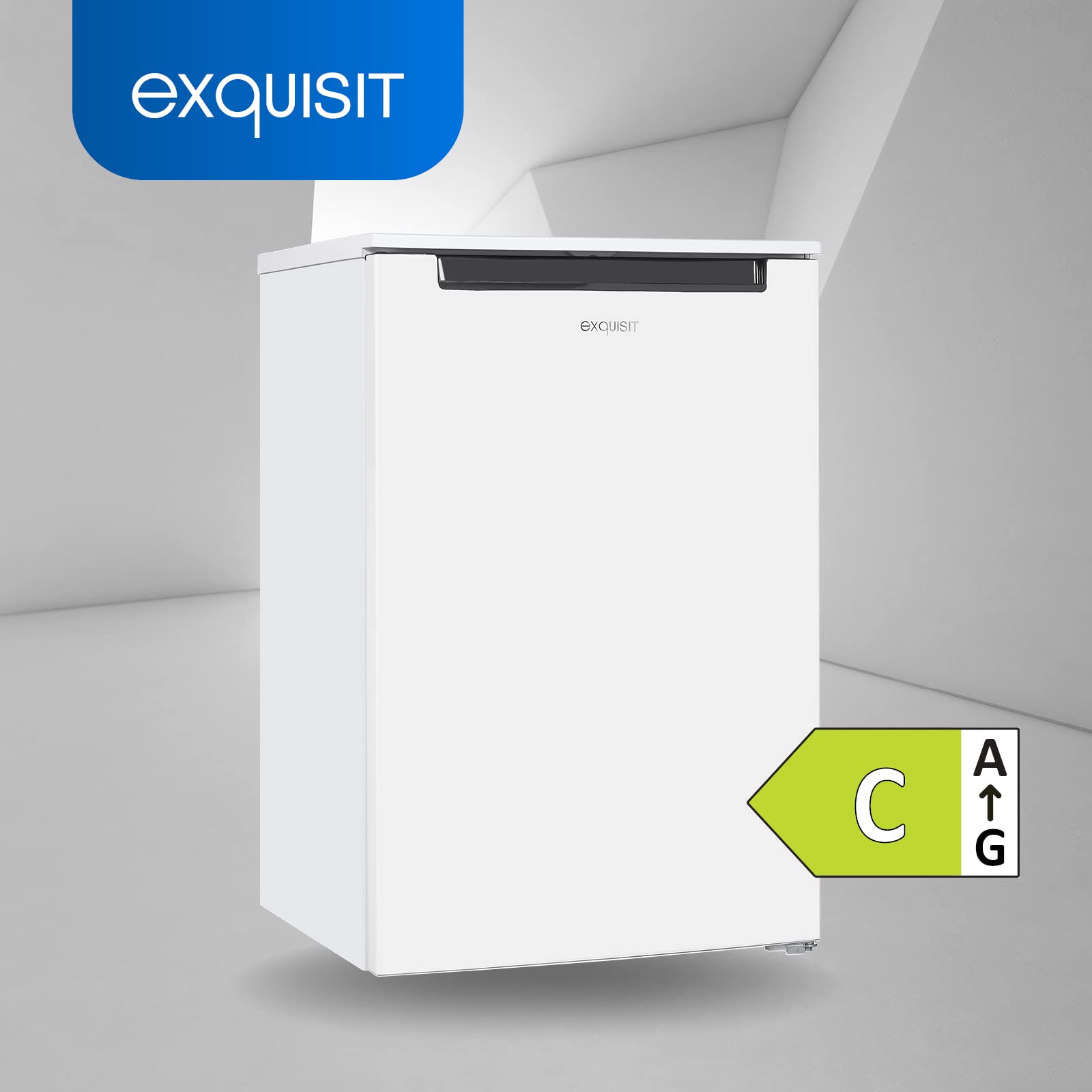 Exquisit Gefrierschrank GS81-040C weiss | 87 l Nutzinhalt | 4 Sterne | 55cm