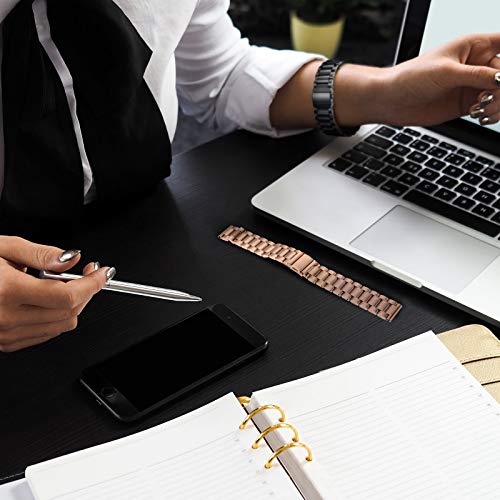 Roestvrij stalen horlogeband Elegante horlogeband Vervangende horlogeband voor Garmin Venu Rose Gold Horloge Toebehoren - Afbeelding 6