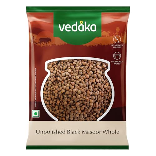 Amazon Brand – Vedaka Unpolished Black Masoor Dal | Whole | 1 Kg | Premium Black Masoor Dal Amazon Brand – Vedaka Unpolished Black Masoor Dal | Whole | 1 Kg | Premium Black Masoor Dal