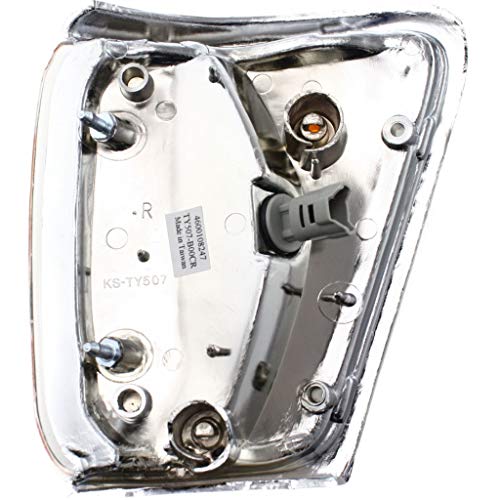 For Toyota Pickup 4Wd 1989-1991/4Runner 1990 1991 Park/Cornering Light Assembly Pair Driver And Passenger Side Chrome | To2520124 | To2521126 | 81620-89179 #TOP1