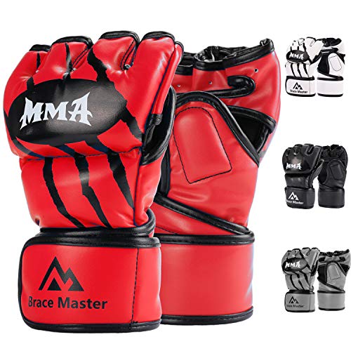 Brace Master MMA Gloves UFC Gloves Boxing Gloves for Men Women Leather More