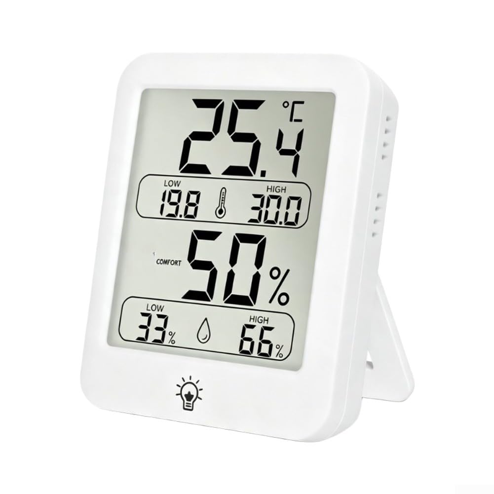 Termómetro Digital Interior 3.6" Monitor Humedad para preciso