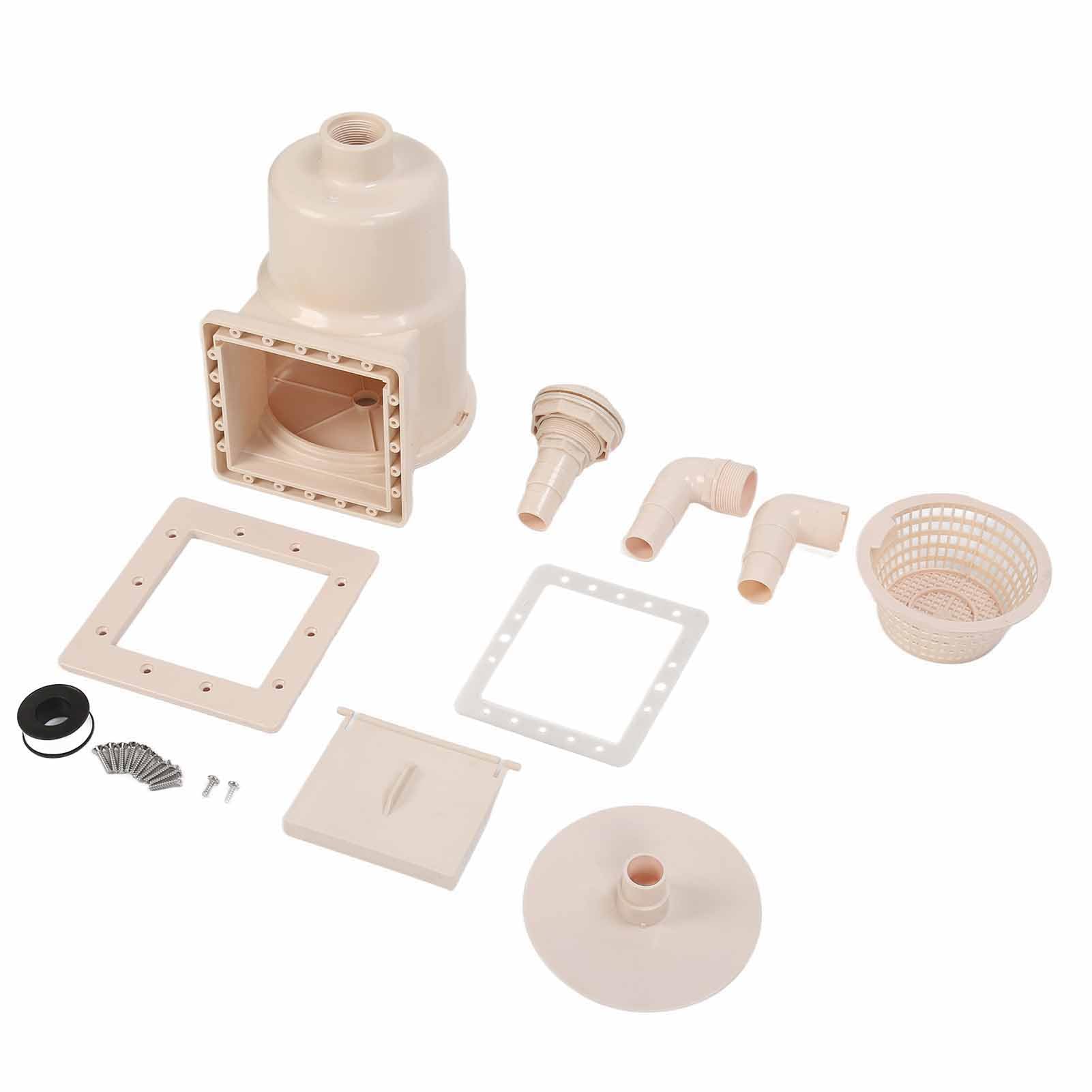 Cryfokt Pool Skimmer 1,5 Zoll ABS Oberflächenabsauger für Pools,