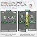Konohan Exit Stopper Door Alarm with 110db Siren, Emergency Door Alarms When Opened, Easy Installation, Battery Powered, Magnetic Sensor for Unauthorized Entry Prevention Commercial Warehouse Retail