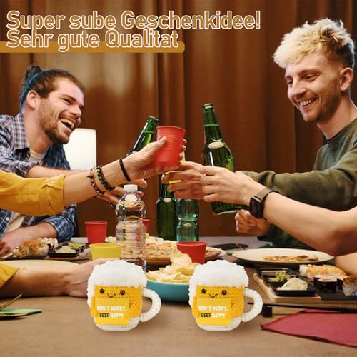 Pluvyze 2 Stück Bier Geschenke für Männer, Lustige geschenke für männer,Kleine Geschenke für Männer