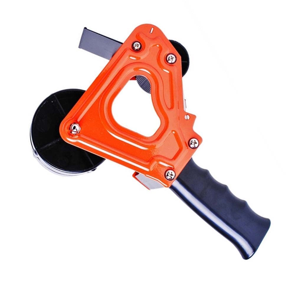 Dispenser di nastro per imballaggio portatile con lama affilata per nastro da imballaggio fino a 60 mm di larghezza (colore casuale)