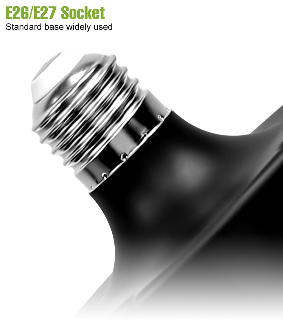 60W LED Deformable Garage Light AC100-277V Indoor Ceiling Light Foldable Adjustable Panel Workshop Warehouse Lighting Warm White Large — view 3