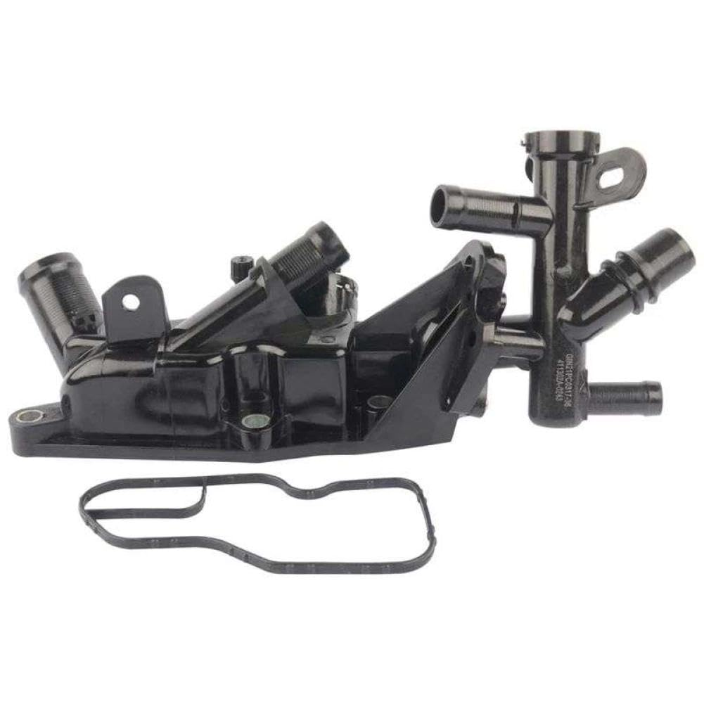 Thermostat Spout Thermostat Housing Compatible With IV Capture Scenic III Kangoo(Black)