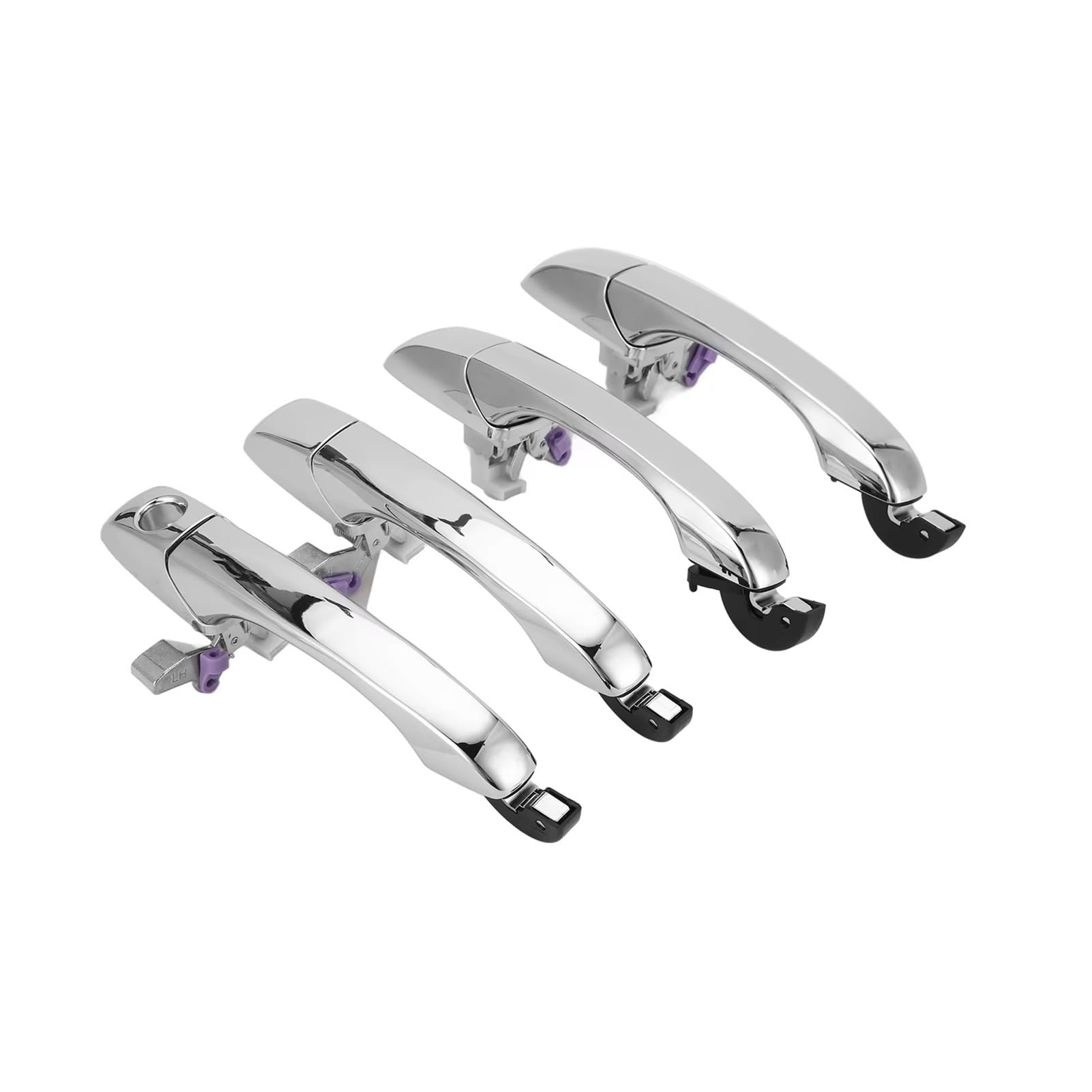 Trxjjvm for Chrysler 300 300C 2005-2010 4Pc Car Exterior Drive Outer Door Handle 5065800AG, 4589009AG, 5065801AG car Exterior Door Handle