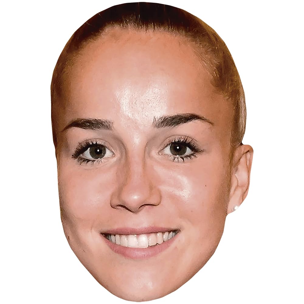 Celebrity Cutouts Lifelike Giulia Gwinn (Smile) Big Head. Larger Than Life Mask.