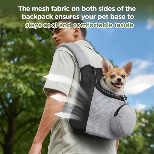 BONTHEE Pet Dog Backpack Small