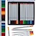 Produktbild Craftamo Aquarellstifte - 24 Farben Professionelle Hochwertige Kunst-Bleistifte - Wasserlöslich Buntstifte Set