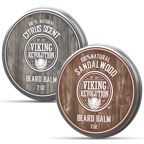 Image of Viking Revolution Beard Balm - Citrus and Sandalwood - 2 oz, 2 Pack