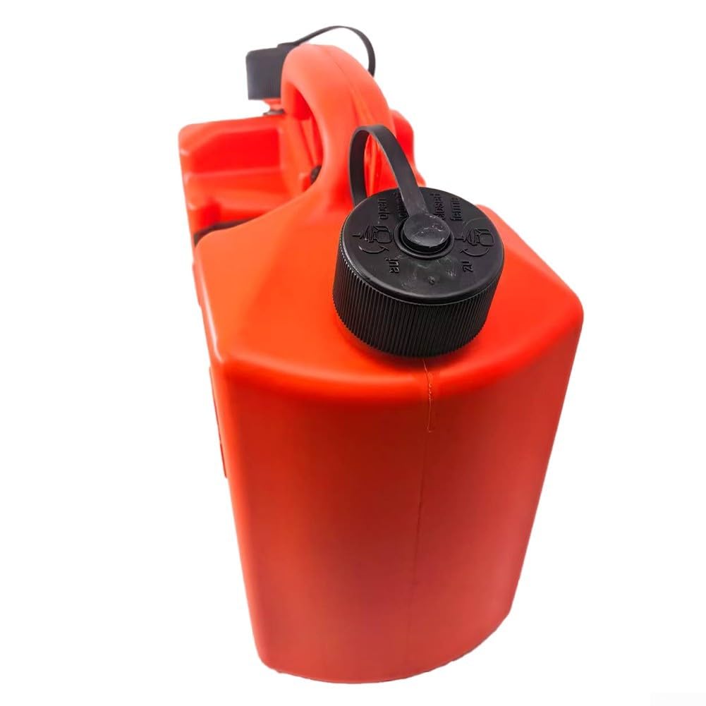 Tanica combinata di olio, tanica da 5 litri di carburante e olio per barra, con porta attrezzi per motosega