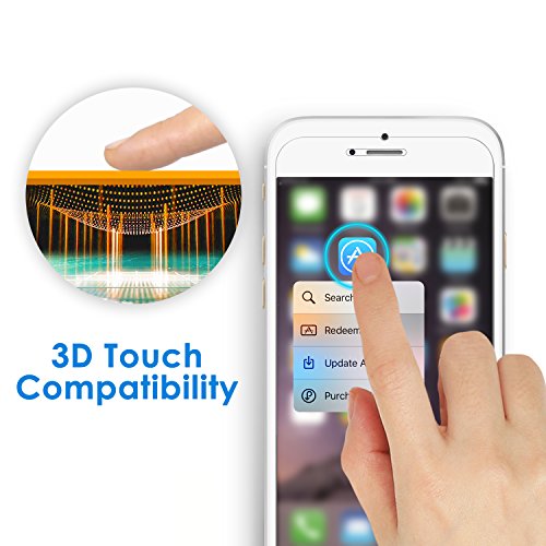 Jetech Screen Protector For Iphone 8 Plus, Iphone 7 Plus, Iphone 6S Plus, Iphone 6 Plus, 5.5-Inch, Tempered Glass Film With Easy-Installation Tool, 2-Pack #TOP3