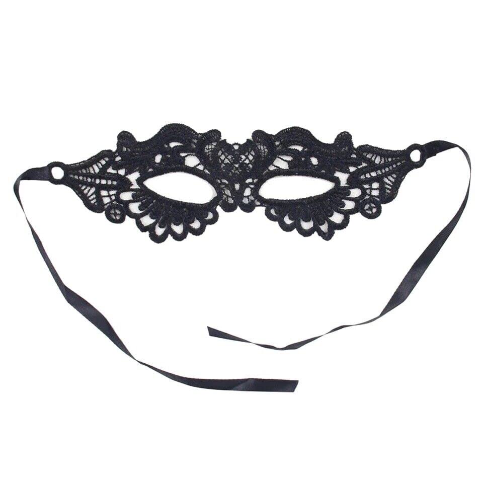 Black Lace Mask Sexy Masquerade Eye Face Eyemask Women Party Halloween Hot - Masquerade Ball Mask for Costume Party Cosplay, Soft and Gentle