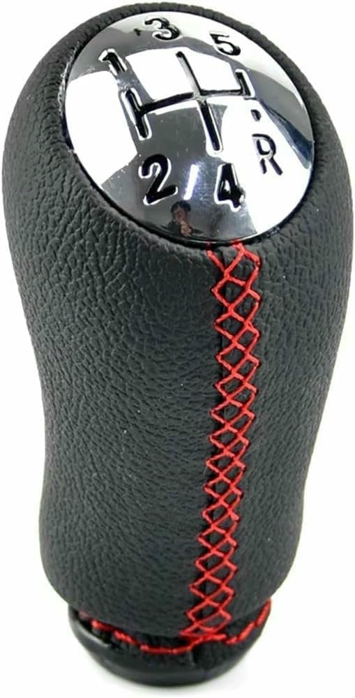 GZNBB Car Manual Gear Shift Knob Boot Cover Gaiter Lever Shifter Handle Stick, for Scenic II 2003-2006 for Clio III 2005-2009