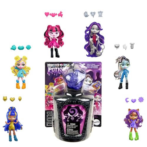 Monster High-Zaubertränke Minipuppen und Accessoires, ca. 7 cm große...