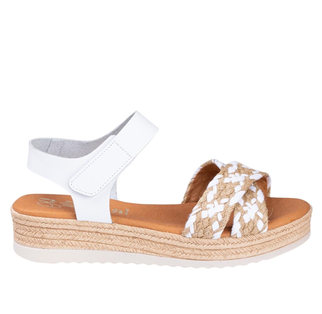 Oh!My Sandals 6014 Sandalia DE Piel COMBINADA Mujer
