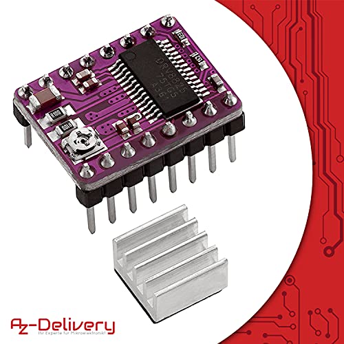 AZDelivery 5 x DRV8825 Schrittmotor-Treiber-Modul mit Kühlkörper, z.B. für RAMPS 1.4, CNC-Shield, 3D Drucker, Prusa Mendel kompatibel mit Arduino und Raspberry Pi inklusive E-Book! – Bild 6