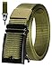 RBOCOTT Ceinture à cliquet automatique pour homme - Ceinture tactique en toile de nylon avec boucle coulissante automatique et crochet - Multicolore - Medium