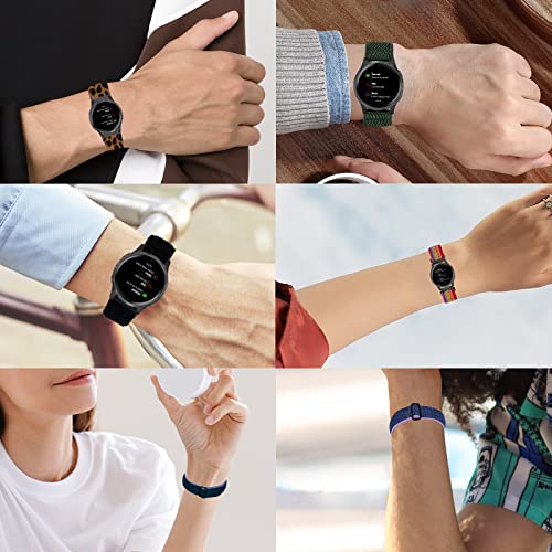 4 Pack Correas Elásticas de Nylon 20mm Compatibles con Garmin miniatura 6