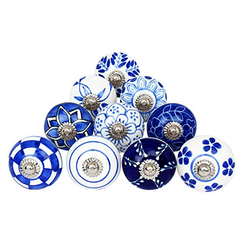Pomos Cerámica Colores Lisos - Casa Azul