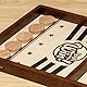 Lingle Sling Puck Game - 16,5 Zoll Premium-Brettspiel aus Massivholz, luxuriöser Sling-Puck-Kampf für unterhaltsame Familienspiele oder Partys mit Freunden, klassisches wettbewerbsfähiges Tischspiel