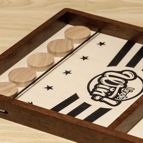 Juego de Mesa Sling Puck de Madera 16.5 Pulgadas miniatura 2