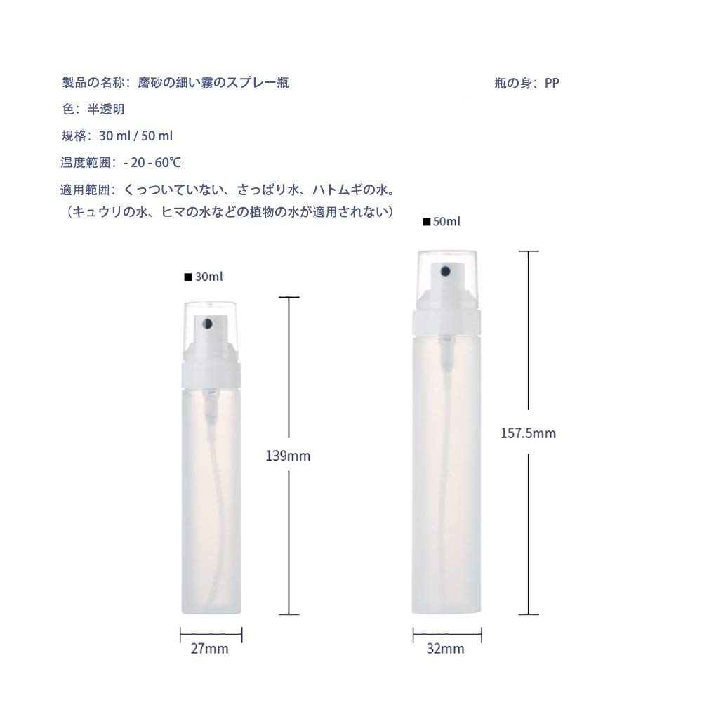 極細のミスト 小分けボトル 3本セット 半透明 トラベルボトル 50ml Amazon.co.jp: 極細のミスト 小分けボトル 3本セット 半透明