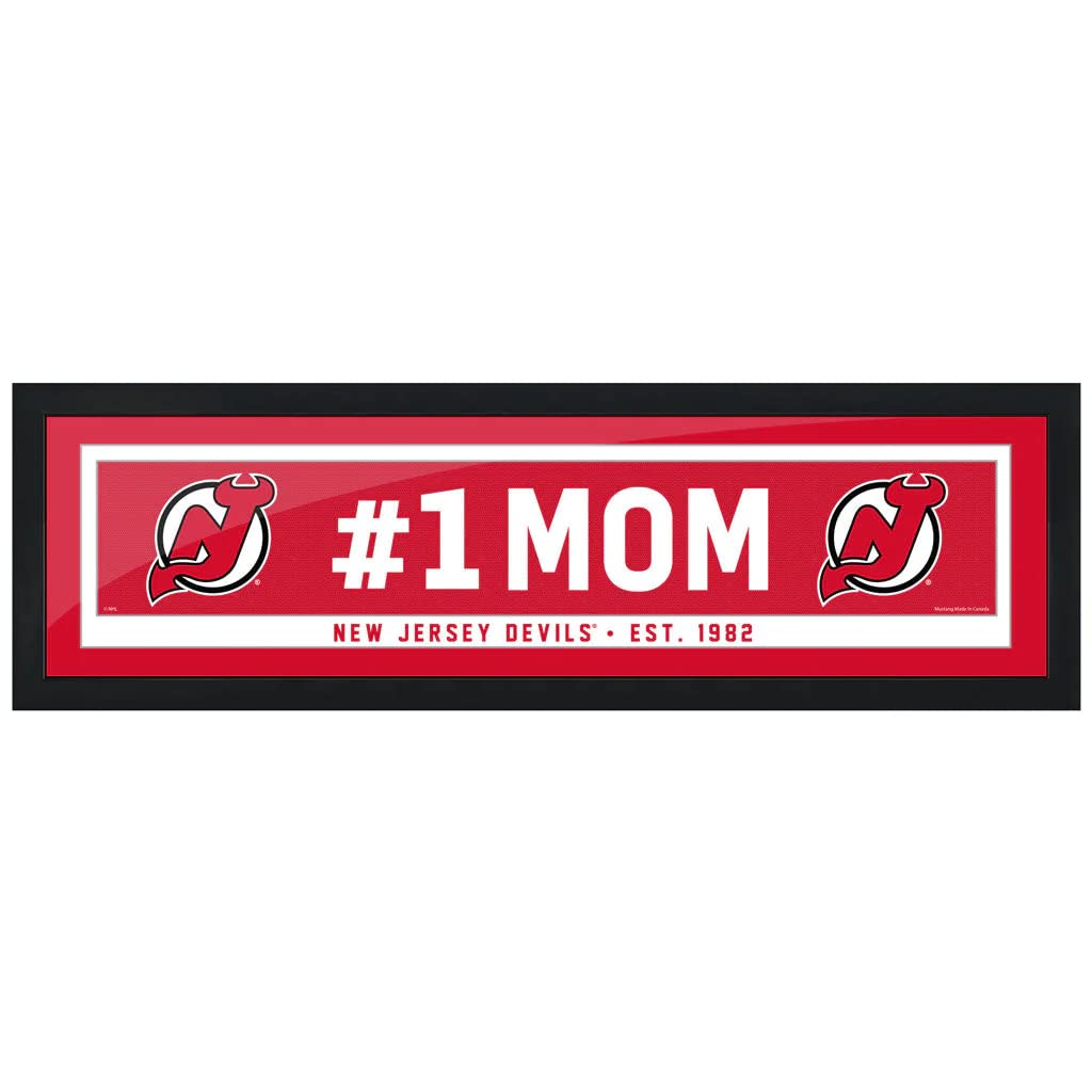 New Jersey Devils #1 Mom 6x22 Frame