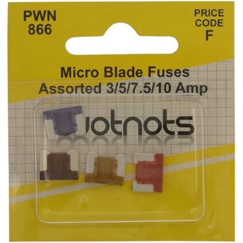 Pearl PWN866 Assorted Micro Blade Fuses 3/5/ 7.5/10 A Cover