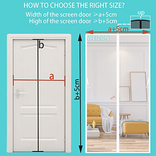 Zanzariera Porta Finestra Bianco 130x220cm